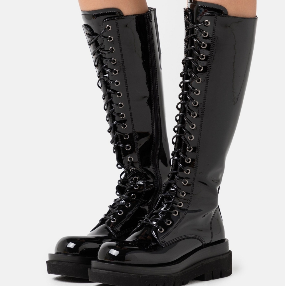Diabol - Jeffrey Campbell - Black Patent Leather - Size 6
